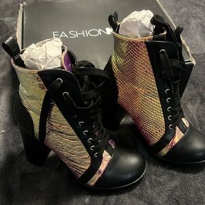 Beautiful Booties - Metallic Fashion Nova